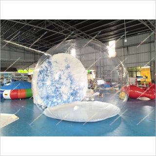 Christmas Snow Dome Globe Decorations Portable Photo Booth Rental Inflatable Giant Snow Globe - Inflatable-Zone