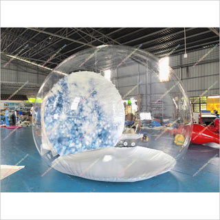 Christmas Snow Dome Globe Decorations Portable Photo Booth Rental Inflatable Giant Snow Globe - Inflatable-Zone