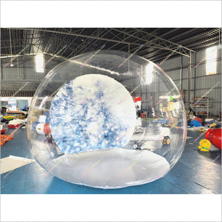 Christmas Snow Dome Globe Decorations Portable Photo Booth Rental Inflatable Giant Snow Globe - Inflatable-Zone