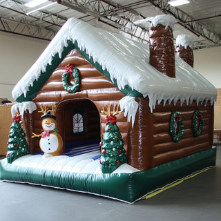 Christmas Themed Bounce House Inflatable Club Rentals Bouncing Jumping Indoor Bouncy Castle Hire Near Me