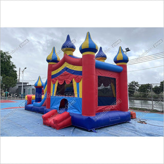 Circus Bouncy Castle Inflatable Outdoor Play Best Wet Dry Bounce House Slide Combo For Sale - Inflatable-Zone