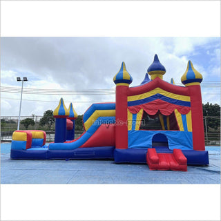 Circus Bouncy Castle Inflatable Outdoor Play Best Wet Dry Bounce House Slide Combo For Sale - Inflatable-Zone