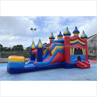 Circus Bouncy Castle Inflatable Outdoor Play Best Wet Dry Bounce House Slide Combo For Sale - Inflatable-Zone