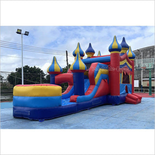 Circus Bouncy Castle Inflatable Outdoor Play Best Wet Dry Bounce House Slide Combo For Sale - Inflatable-Zone