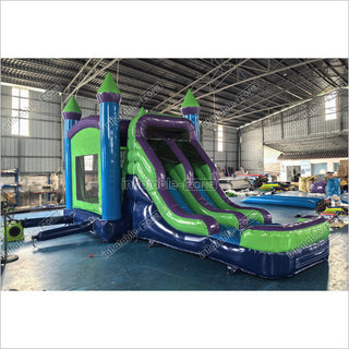 Commercial Bounce House Slide Combo Inflatable Jumper Rental Indoor Playground With Bouncy Castle Swimming Pool