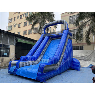 Fun Commercial Inflatable Slide Jumping Bouncer Marble For Outdoor Events And Parties