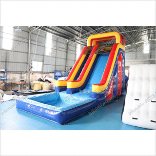 Indoor Outdoor Waterslide Commercial Inflatable Water Slide Blow Up Splash Pool For Kids Adults Party