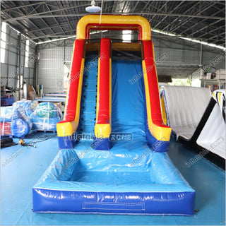 Indoor Outdoor Waterslide Commercial Inflatable Water Slide Blow Up Splash Pool For Kids Adults Party