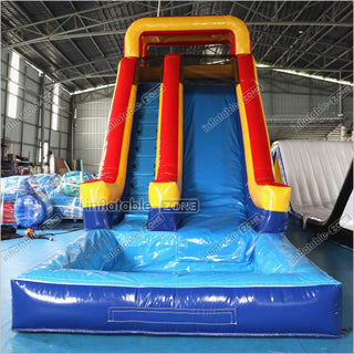 Indoor Outdoor Waterslide Commercial Inflatable Water Slide Blow Up Splash Pool For Kids Adults Party