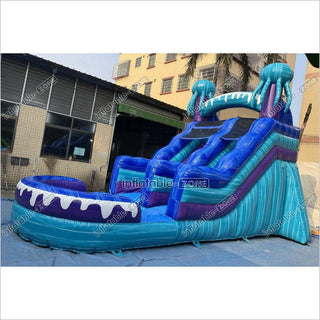 Commercial Inflatable Water Slide Blow Up Jumper Near Me Jellyfish Waterslide For Above Ground Pool