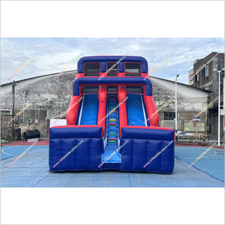 Cool Inflatable Water Slides Patriotic Themed Blow Up Water Slide And Pool Outdoor Rental For Parties