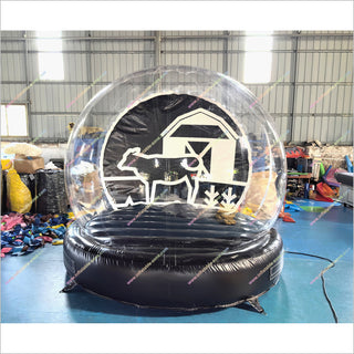 Custom Made Snow Globe Indoor Inflatable Playground Unusual Snow Globes Photo Booth Business - Inflatable-Zone