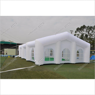 Outdoor White Inflatable Wedding Party Tent Dining Room,Inflatable Camping Tent