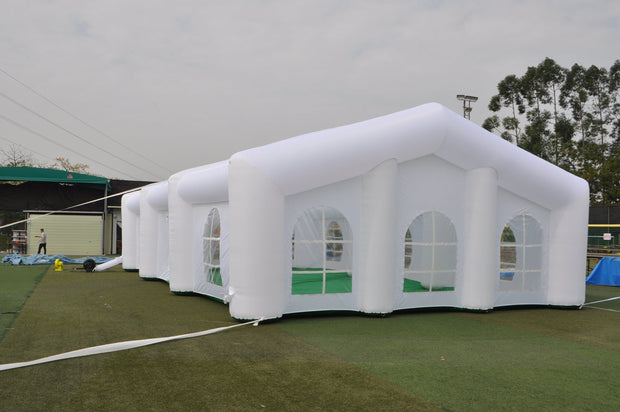 Large White Inflatable Cube Wedding Tent Square Gazebo Event Room
