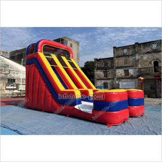 Dual Lane Inflatable Slide Fun Jolly Jumper Crazy Inflatable Big Slide For Party Inflatable Play Center