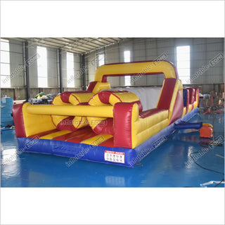 Extreme Inflatable Obstacle Course Warrior Jump Inflatable Floating Obstacle Course For Sale