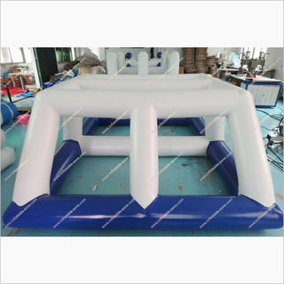 Float Water Park Inflatable Ladder Climb Floating Water Slide Combo Square Water Trampoline Water Games For Outside