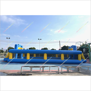 Fun Outdoor Sports Games Football Pitch Near Me Childrens Soft Play Area Inflatable Soccer Field For Rent - Inflatable-Zone