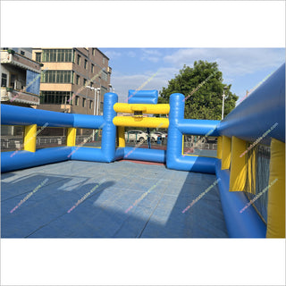 Fun Outdoor Sports Games Football Pitch Near Me Childrens Soft Play Area Inflatable Soccer Field For Rent - Inflatable-Zone