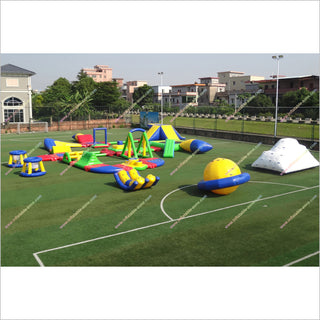 Fun Amusement Parks Inflatable Floating Island Commercial Water Park Equipment Water Obstacle Course Near Me