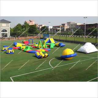 Fun Amusement Parks Inflatable Floating Island Commercial Water Park Equipment Water Obstacle Course Near Me