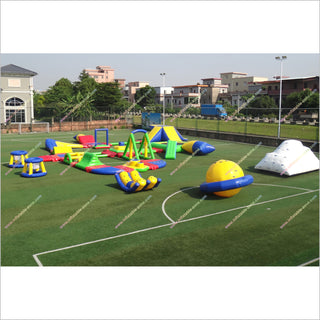 Fun Amusement Parks Inflatable Floating Island Commercial Water Park Equipment Water Obstacle Course Near Me