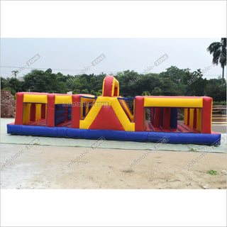 Fun House Obstacle Course Cost To Rent Inflatable Obstacle Course Bouncy Assault Course Near Me