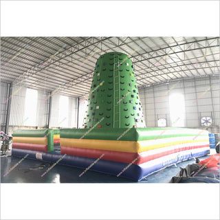 Fun Inflatable Indoor Climbing Wall Mountain Tower Interactive Inflatable Games Rock Climb Near Me - Inflatable-Zone