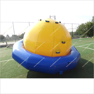 Fun Outdoor Game Inflatable Dome Rocker Water UFO Planet Ball Saturn Inflatables Floating Equipment