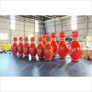 Funny Games Bowling Ball Human Sports Interaction Large Inflatable Bowling Pins Entertainment Center Near Me - Inflatable-Zone