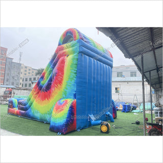 Commercial Inflatable Double Slide Outdoor Inflatable Big Slide Giant Inflatable Dry Slide For Kids