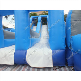 Giant Inflatable Obstacle Course Near Me Obstacle Course Slip N Slide Inflatable Fun Run Hire