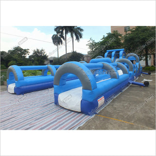 Giant Inflatable Obstacle Course Near Me Obstacle Course Slip N Slide Inflatable Fun Run Hire