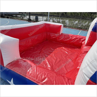 Americana Stars Giant Inflatable Water Slide Commercial Inflatable Pool Playground For Summer Party Events