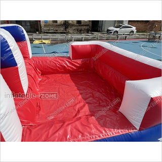 Americana Stars Giant Inflatable Water Slide Commercial Inflatable Pool Playground For Summer Party Events