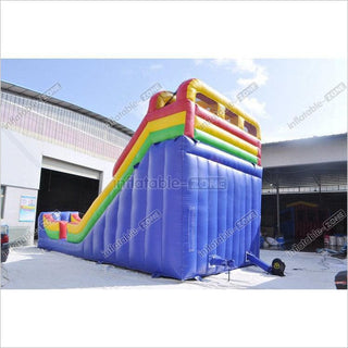 giant inflatable water slide for adult inflatable dry slide