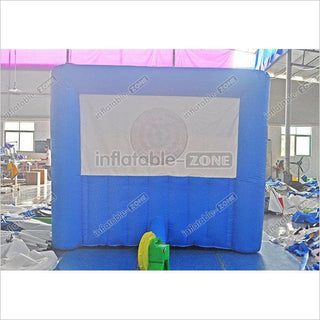 Shooting interactive archery hover sports game inflatable arched door