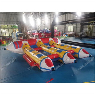 Commercial grade inflatable flying fish boat ,inflatable flying fish for sale