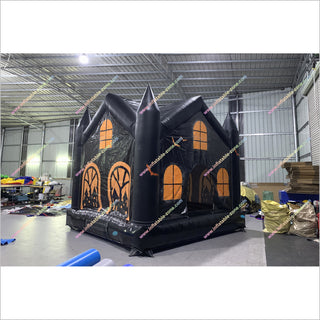 Halloween Haunted Castle Inflatable Fun Park Bounce House Indoor Near Me Blow Up Jumpers For Sale - Inflatable-Zone