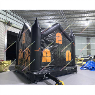 Halloween Haunted Castle Inflatable Fun Park Bounce House Indoor Near Me Blow Up Jumpers For Sale - Inflatable-Zone