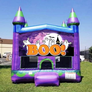 Spooky Bounce House Halloween Inflatable Slide Combo Rentals Bouncy Castle For Adults Near Me