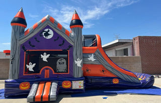 Buying A Bouncy Castle Happy Hop Slide Combo Bounce House Inflatables Business Halloween Blow Up Rentals