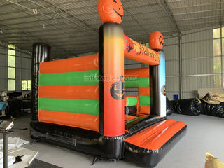 Halloween Inflatable House Pumpkin Jump N Slide Bouncer Party Time Bouncy Castle Park Amusement Trampoline Slide Combo