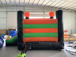 Halloween Inflatable House Pumpkin Jump N Slide Bouncer Party Time Bouncy Castle Park Amusement Trampoline Slide Combo