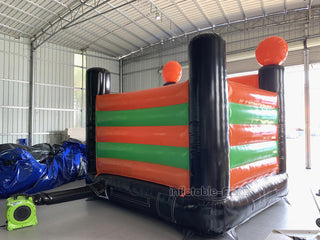 Halloween Inflatable House Pumpkin Jump N Slide Bouncer Party Time Bouncy Castle Park Amusement Trampoline Slide Combo