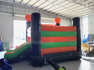 Halloween Inflatable House Pumpkin Jump N Slide Bouncer Party Time Bouncy Castle Park Amusement Trampoline Slide Combo