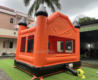 Halloween Pumpkin Inflatable Bouncing House Birthday Entertainment Backyard Bouncy Castle Games For Party