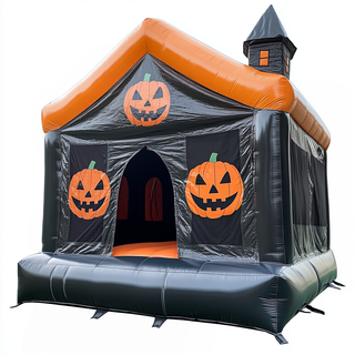 Big Pumpkin Inflatable Bouncy Castle Purchase Best Outdoor Play Equipment Halloween Jump House Rental