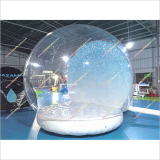 Hire Inflatable Snow Globe Inflatable Photo Booth Snow Globe Dome Bubble Bounce House For Holiday Events - Inflatable-Zone