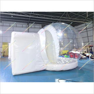 Hire Inflatable Snow Globe Inflatable Photo Booth Snow Globe Dome Bubble Bounce House For Holiday Events - Inflatable-Zone